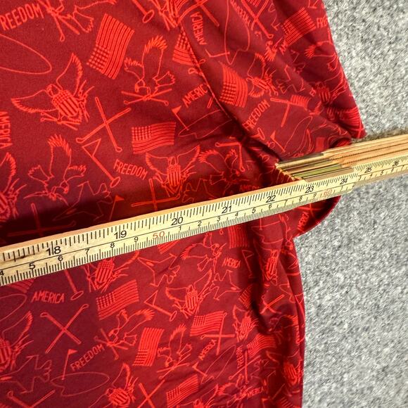 Puma Volition America Polo Shirt Mens Large Red Performance Freedom USA - Picture 8 of 10